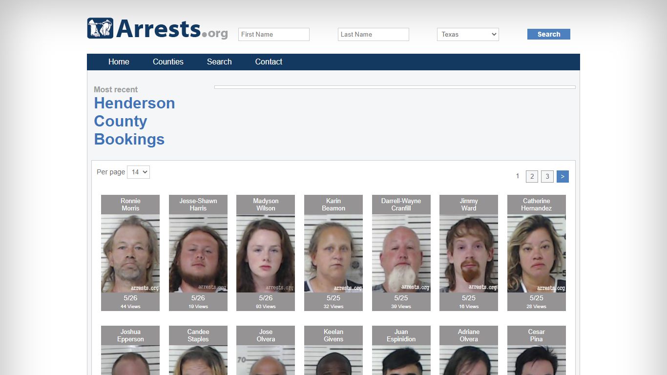 Henderson County Arrests and Inmate Search